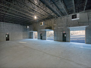 Large warehouse spaces